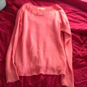 Fluorescent Pink Sweater